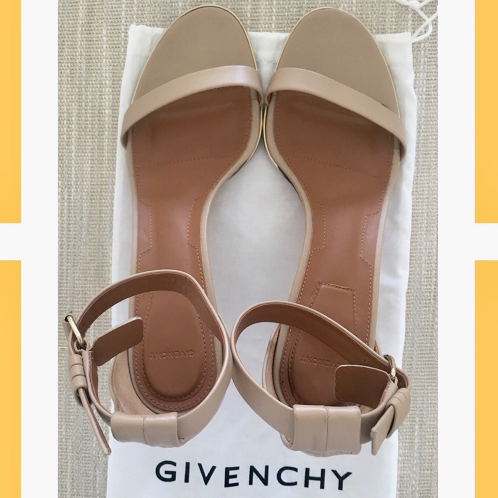 Givenchy Beige Ankle Strap Sandals